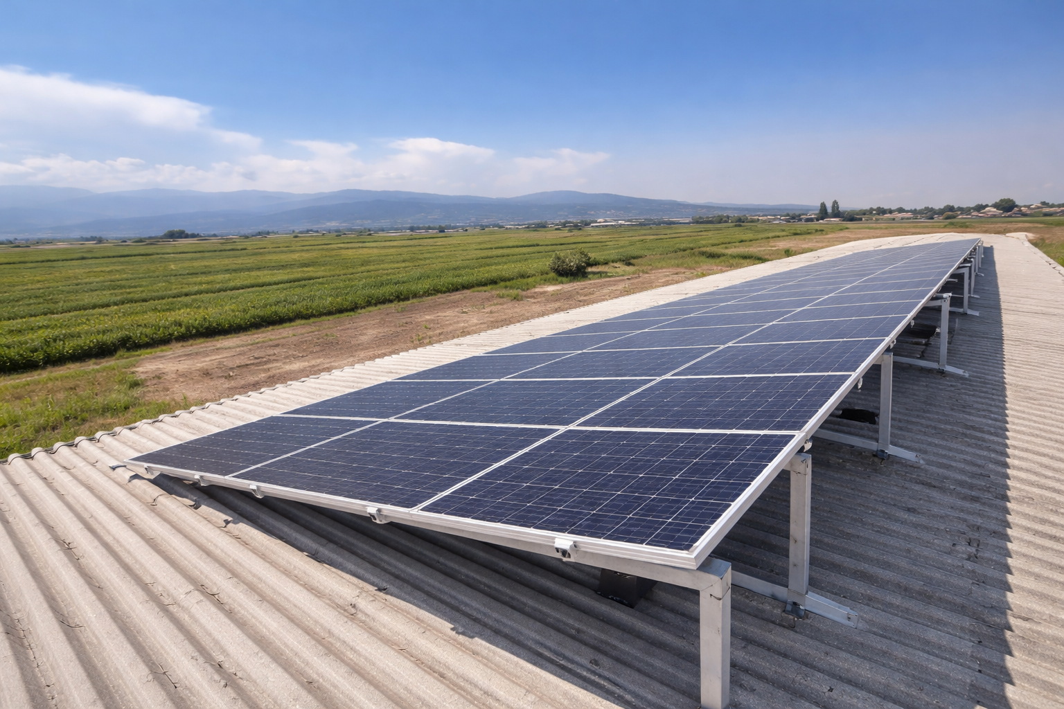 Çatı Üzeri GES Uygulaması ve Güneş Panelleri